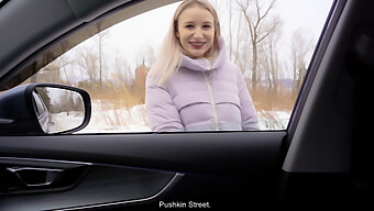 Homemade Video: Czech Girl Gives A Blowjob For Transportation