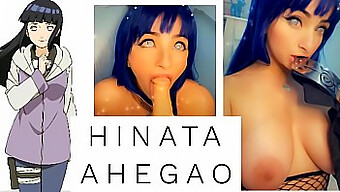 Hinata Cosplays Kanssa Isot Luonnolliset Tissit Ja Moans Aikana Suuseksiä