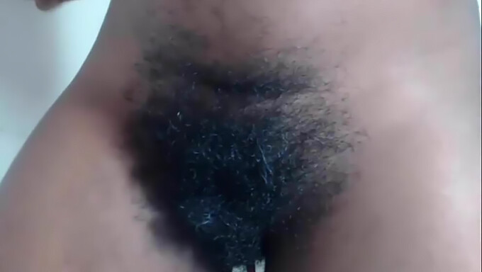 African American Ex With Bushy Pubic Hair