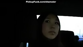 Asian Chick Gets Picked Up And Fucked In A Nighttime Encounter