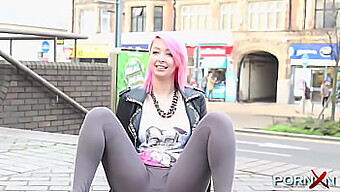 British Teen With Piercing Outdoor Femdome Scene